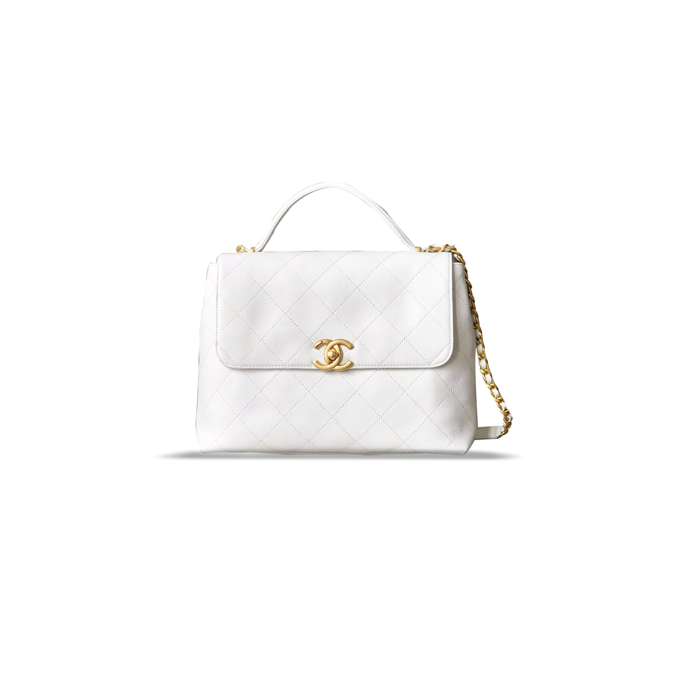 CHANEL LARGE FLAP BAG WITH TOP HANDLE AS5467 (33*26*9cm)